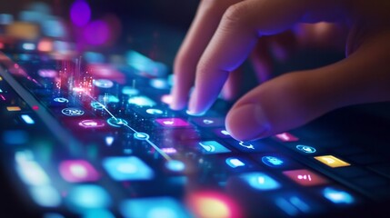 Keyboard input, digital symbols