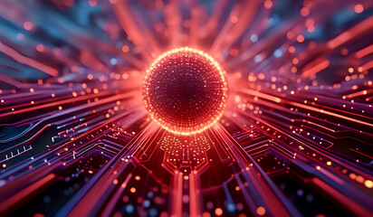 fiber optics background with lots spots