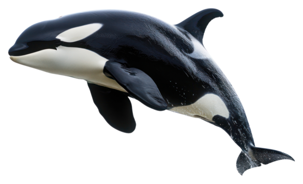 PNG  Orca animal mammal whale.