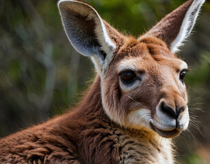 Fototapeta premium a red kangaroo