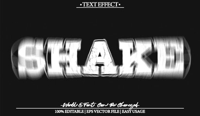 Shaking Text Effect Editable Alphabet Urban Street Grafitti HipHop