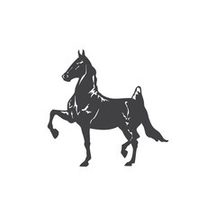 Horse glyph. Horse icon. Horse logo. Horse silhouette