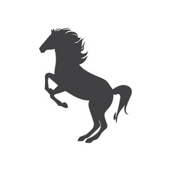 Horse glyph. Horse icon. Horse logo. Horse silhouette