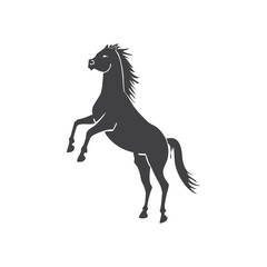 Horse glyph. Horse icon. Horse logo. Horse silhouette
