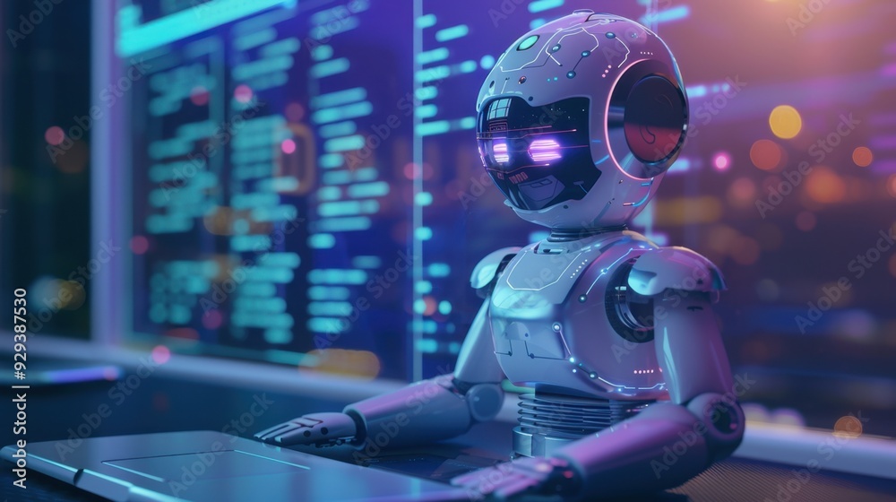 Poster ai-driven personal assistant providing virtual support and managing tasks on a smart device