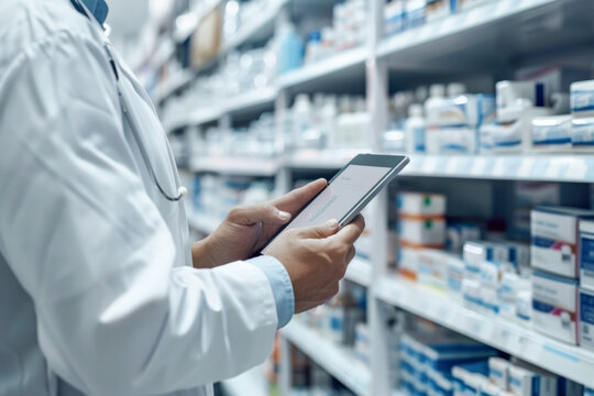 Pharmacist's inventory management: Going digital for efficiency.