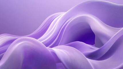 Obraz premium A smooth, flowing abstract design in shades of purple, evoking a sense of calm and elegance.