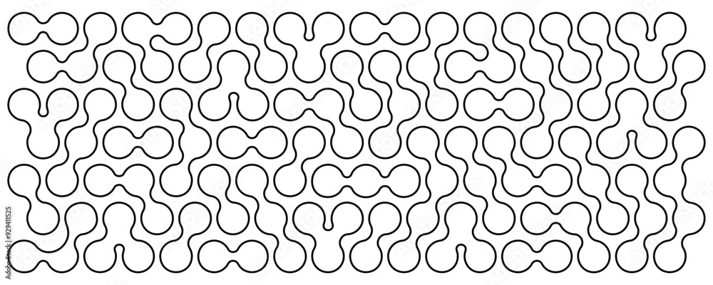 Sticker meta balls pattern. amorphous shapes background. organic blobs, fluid drops, cells or molecules isol