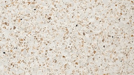 Terrazzo texture, floor and wall pattern. Marble and granite stone abstract background for decoration interior, top view.