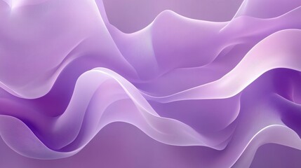 Obraz premium A soft, flowing abstract design in shades of purple, evoking a sense of tranquility.