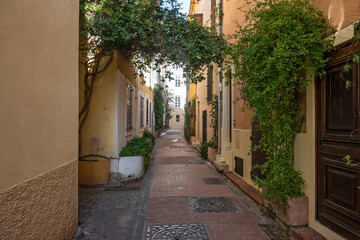 The old town of Antibes, France