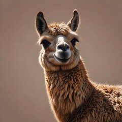 Fototapeta premium A cute llama. illustration vector