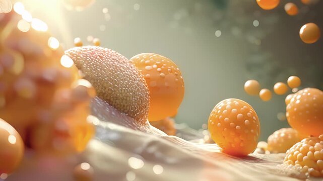 An image showing the crucial role of vitamin C as a cofactor in collagen synthesis.