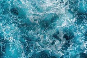 Fototapeta premium A close-up view of ocean waves