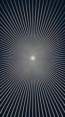 Dynamic Expansion: A Symmetrical Display of Radiating Lines Demonstrating Growth and Connectivity