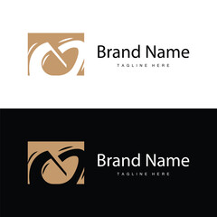 minimalist design letter initial m illustration m logo simple for brand template