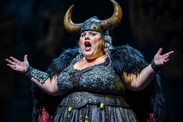 Viking fat lady singing opera, It ain't over till the fat lady sings trope