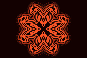 red and yellow abstract