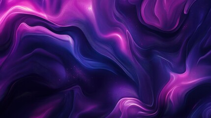 Obraz premium A vibrant abstract design featuring swirling purple and pink hues.