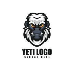 Yeti illustration vector mascot logo