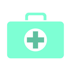 Medical kit icon template