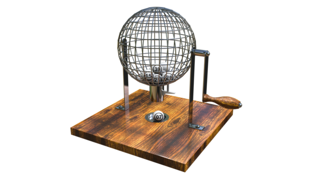 Bingo Globe 3D render - Powered by Adobe