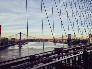 Obraz premium Manhattan Bridge - New York City