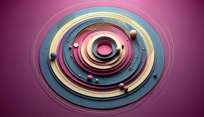 Obraz premium Geometric Symphony 8K Wallpaper