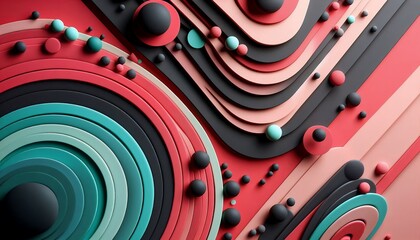 Geometric Symphony 8K Wallpaper