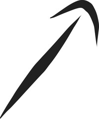 Brush Stroke Arrow