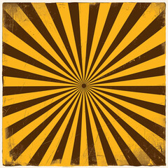 Obraz premium yellow and pink rays, gradient as a background for a comic book or a vintage picture, generative AI