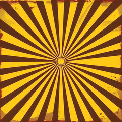 Obraz premium yellow and pink rays, gradient as a background for a comic book or a vintage picture, generative AI