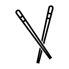 chopsticks Line Icon