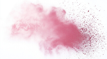 Fototapeta premium spray texture, soft pink spray on a white background