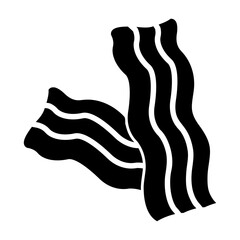 sliced bacon Solid icon