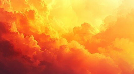 Fototapeta premium A vibrant display of colorful clouds during sunset, evoking a sense of tranquility.