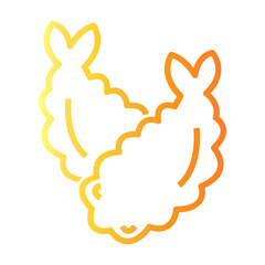 tempura Line Gradient Icon