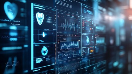 Medical Data Display: A Futuristic Interface