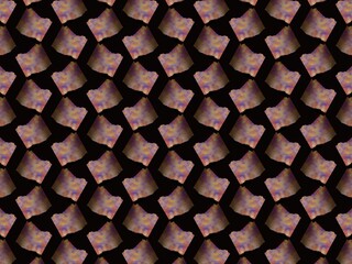 Abstract repeated pattern of 3d paper texture square shapes. 