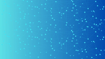  Connection dots technology background