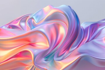 A vibrant and abstract background featuring a curved design element