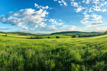 Obraz premium 草原の風景