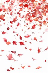 Autumn foliage in motion, great for backgrounds or texture