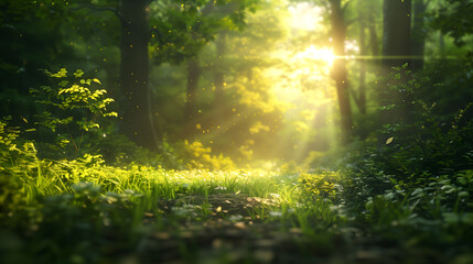 Obraz premium Summer vacation, woods, pleasant photo, ad background image. Profesional photo. Raw.