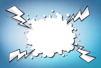 Pop art comic speech bubble Cartoon style.