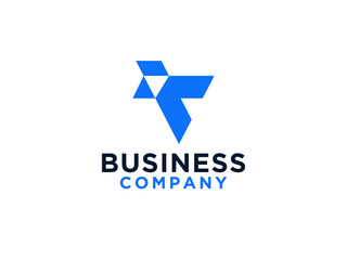 Letter T Logo. Usable for Business, Real Estate, Architecture, Construction and Building Logo.