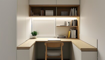 Compact Office with Built