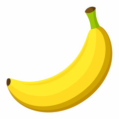cartoon banana cartoon isolated on white, banana vector illustration, fruti vector art, banana silhouette, food icon, bananas line art, eps