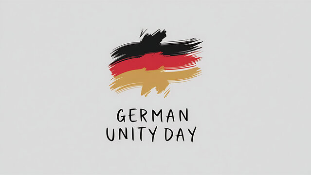 German Unity Day, Poster, Banner, German Unity Day Poster, Story. Illustration Flag Background, Happy German Unity Day, German Unity, German Unity Day Banner,