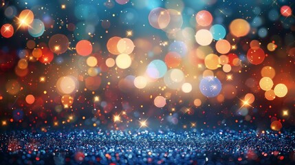 A blend of vibrant colors in a blurred composition against a dark backdrop
